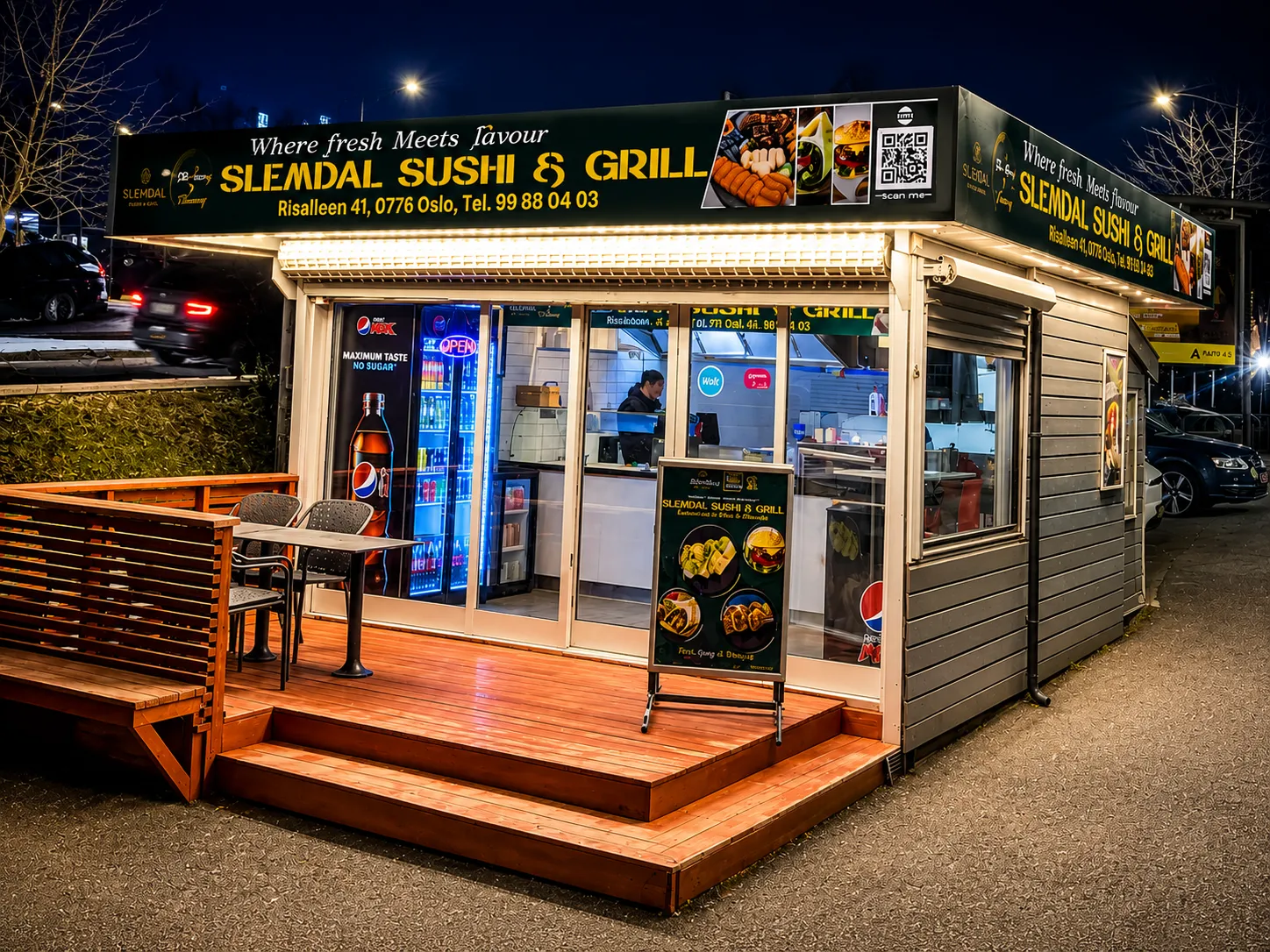 Sushi kombinasjon Slemdal Sushi Grill